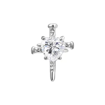 Asia Star Alloy Earrings Women's Silver