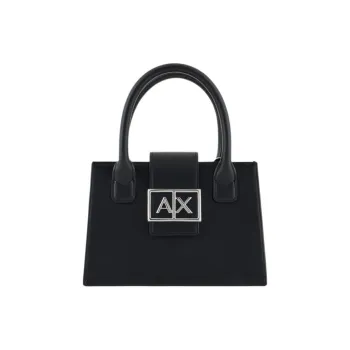 ARMANI EXCHANGEAE Polyester Tote Bag, Shopping Bag, Shoulder Bag, Crossbody Bag, Handbag Trumpets Women's Black