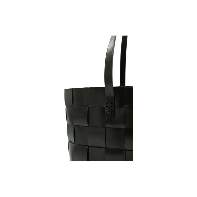 Dragon Diffusion Calfskin Tote Bag, Shopping Bag, Handbag Regular Women's Black-4