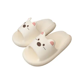 Thin Strips Slippers Women's, White