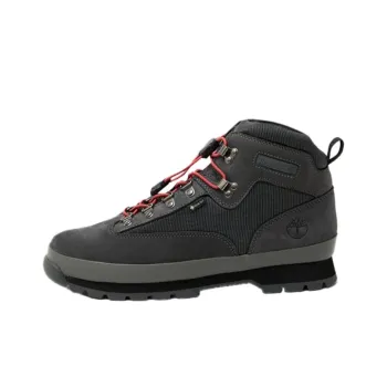 BAL x Timberland Euro Hiker Anti Slip Wear Resistant High Top Hiking Shoes Unisex Dark Gray