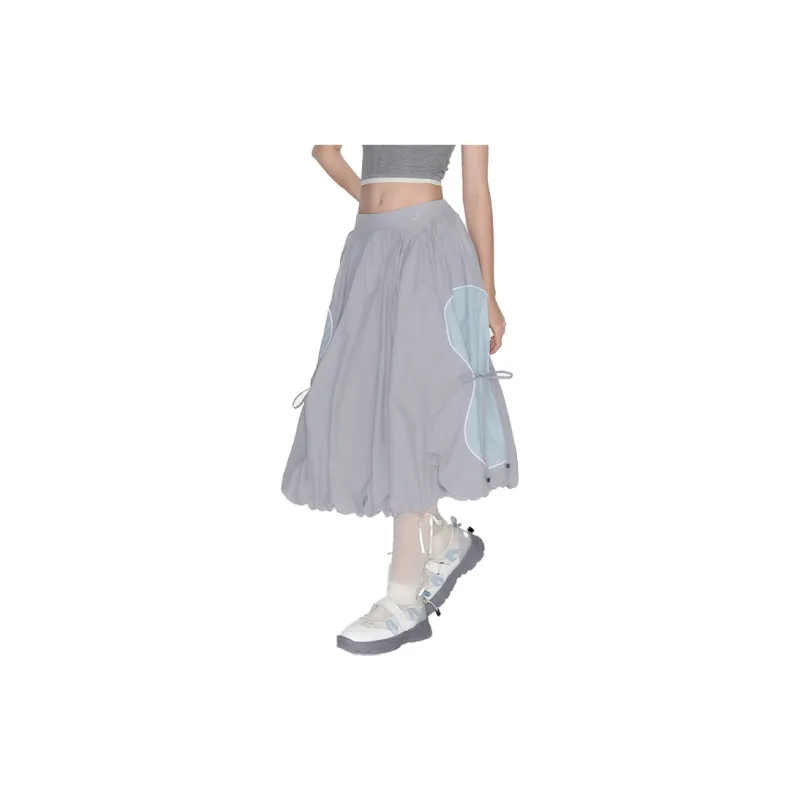 Guuka Hero Casual Long Skirts Women's Gray-1