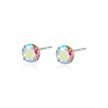 KIVA 999 Fine Silver Stud Earrings Unisex