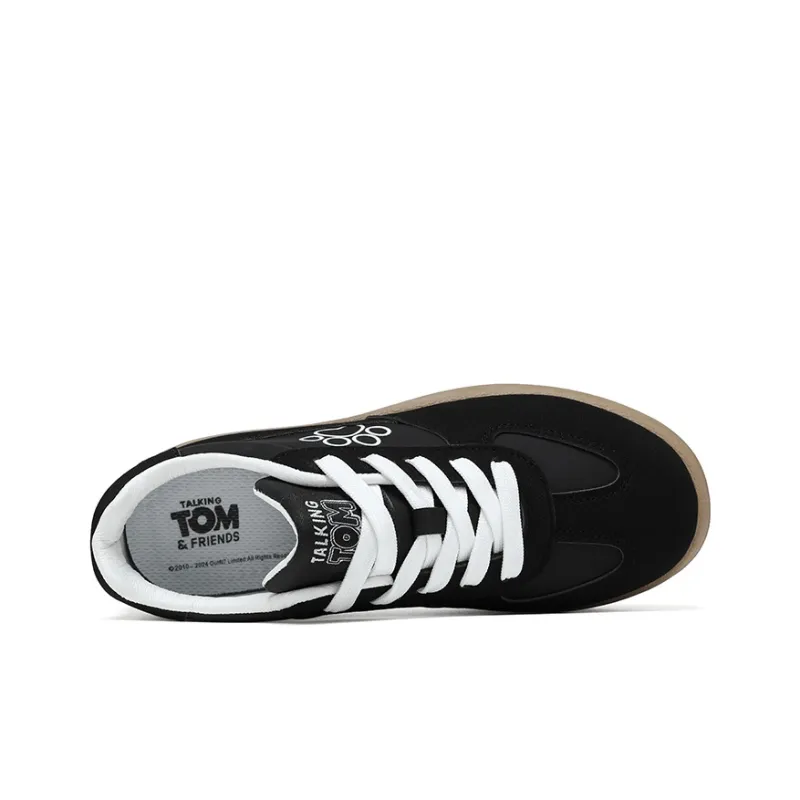 TALKING TOM Low Top Skateboard Shoes Women's Black-3