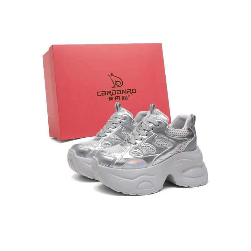 CARDANRO Small sized Sky Vegetables Low Top Chunky Sneakers Women's-7