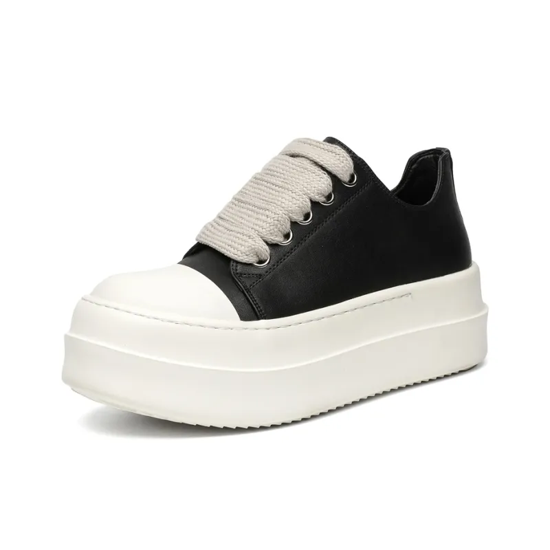 Chi Wolf Low Top Skateboard Shoes Unisex Black-1