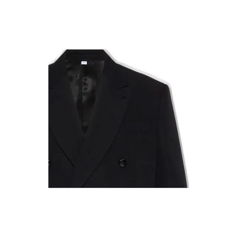 Burberry Business Suits Men Black-5