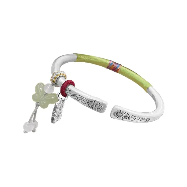 CUTE DAME S999 Sterling Silver Bracelets Women's Silver-0