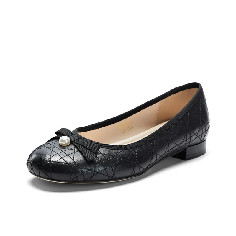 NINE WEST Casual Single Shoes 1.8cm Women's Black-1