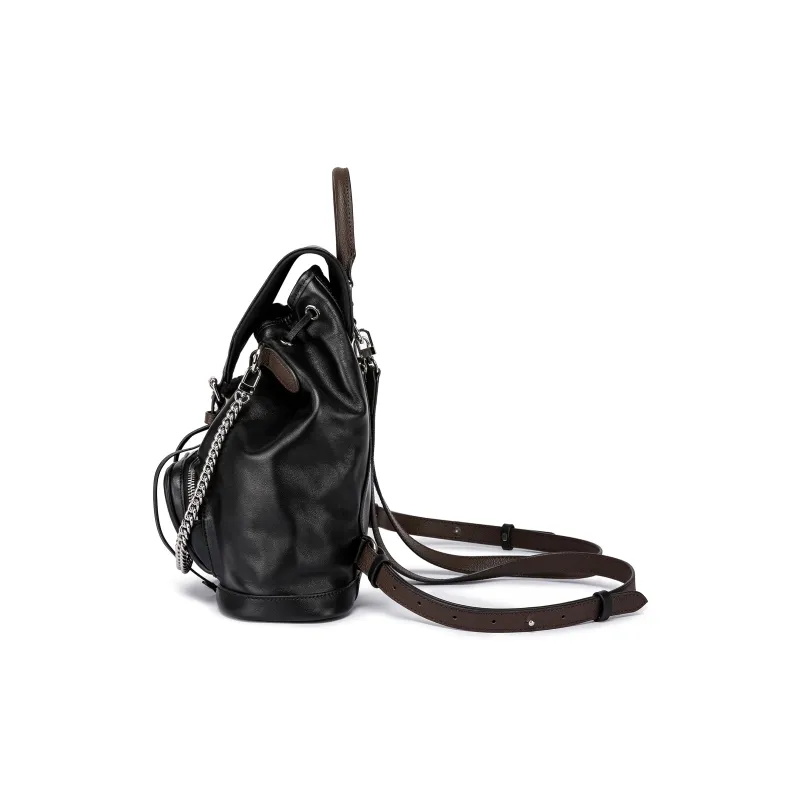 FAIRWHALE PU Backpack Regular Women's Black-2