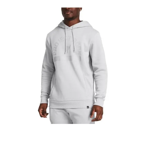 Under Armour UA Project Rock Rival Sweatshirt Men's Modern Gray-2