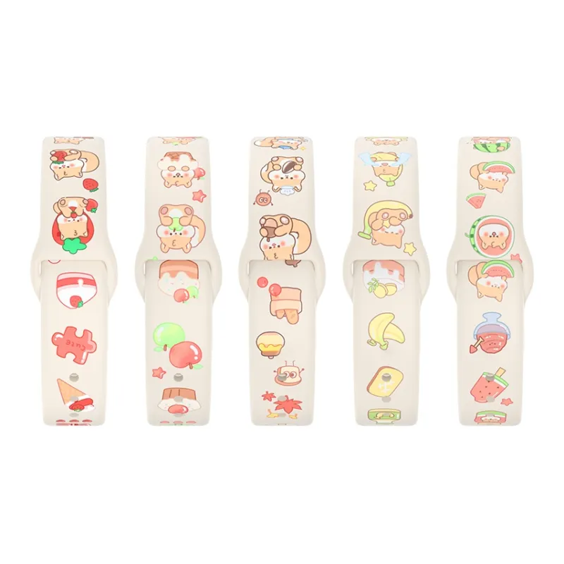 Mr. Strap Watch Band Keep Compatibility Silicone Material-4
