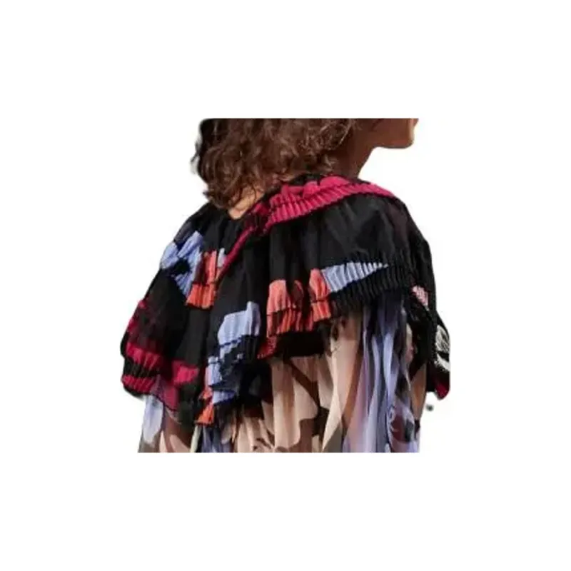 CHANEL SS22 Chiffon Shirts Women's Multicolor-3