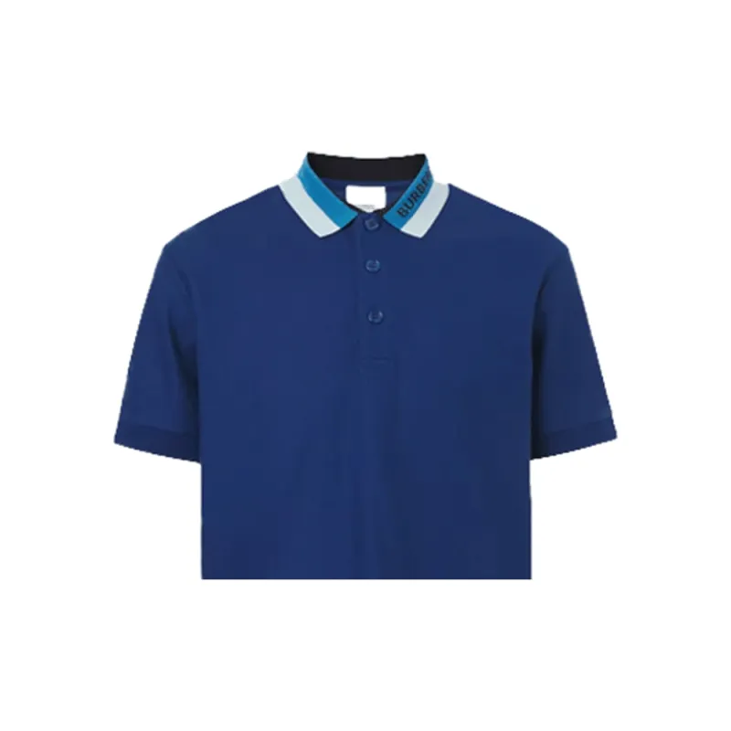 Burberry SS22 Polo Shirt Men's Blue-1