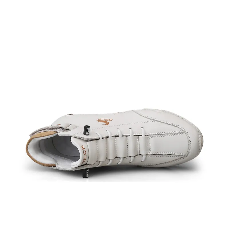 BECK Ankle Boots Women's Ecru-3