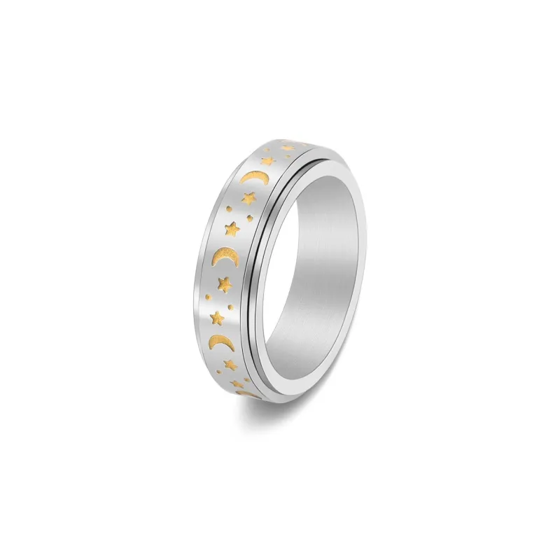SKSW Titanium Steel Rings Unisex-0