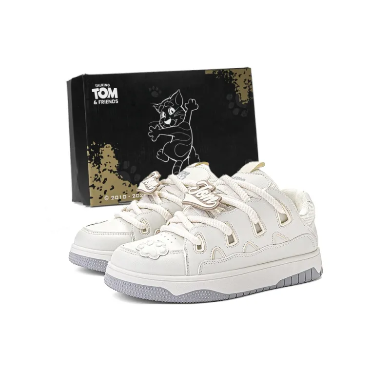 TALKING TOM Skateboard Shoes Unisex Low Top Pearl Beige-0