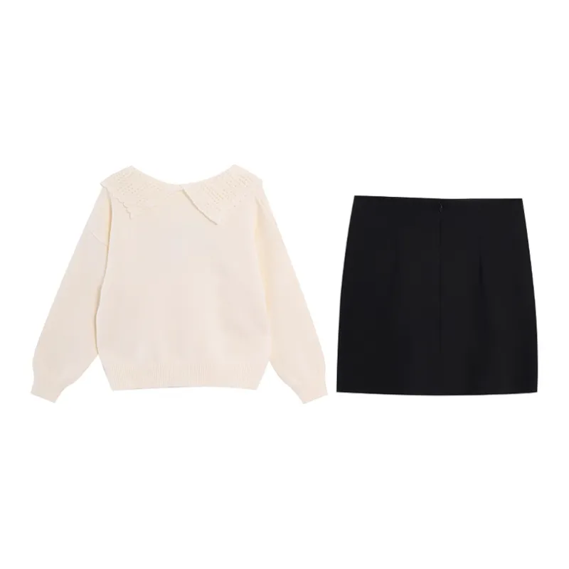 HAPG Two Piece Skirt Sets Women's-1