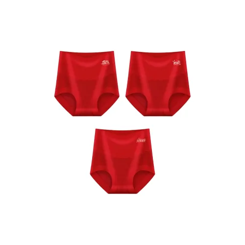 Pretty Lady Underpants Women's 3 Pack Red