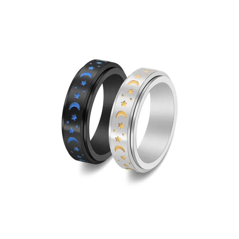 SKSW Titanium Steel Rings Unisex-2