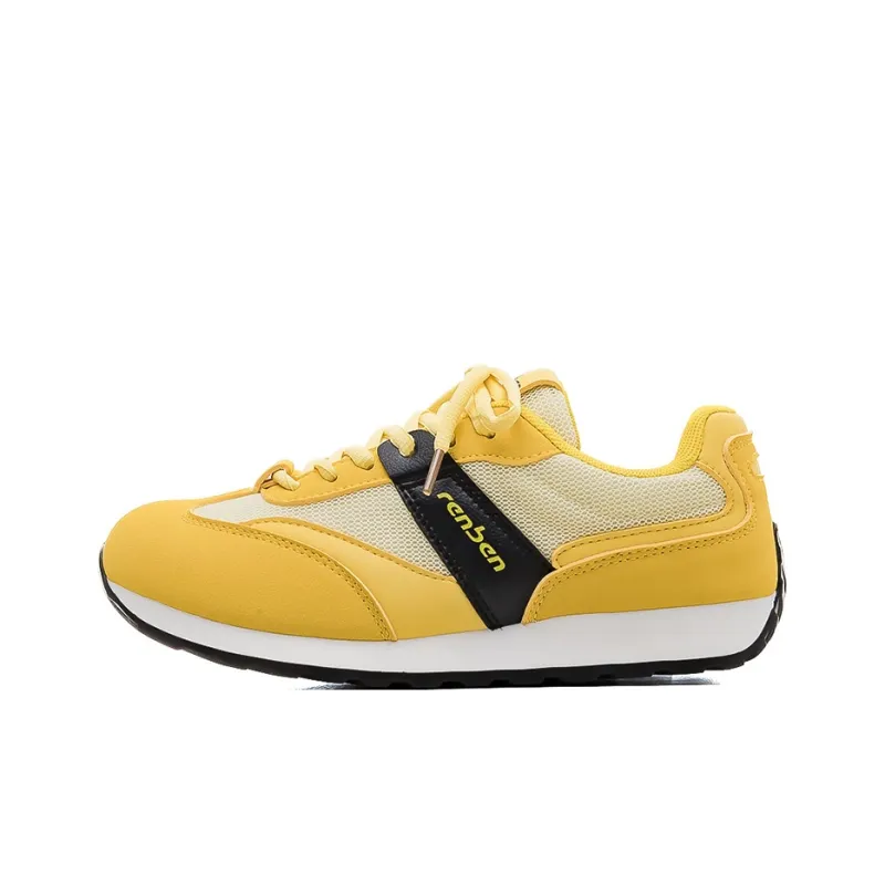 RENBEN Durable Breathable Lightweight Low-Top Casual Shoes Women's Beige-6