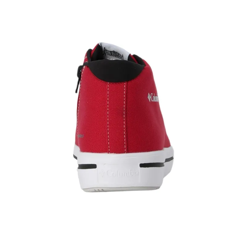 Columbia Slip Resistant Mid Top Casual Shoes Unisex Sunset Red-3