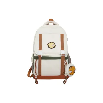 GOBLIN SHARKS 1759 Nylon Backpack Unisex White/Black/Red/Gray