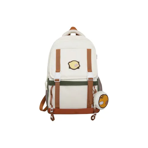 GOBLIN SHARKS 1759 Nylon Backpack Unisex White/Black/Red/Gray