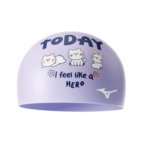 Mizuno Swimming Caps Silicone Basic, Training, Competition Unisex Purple