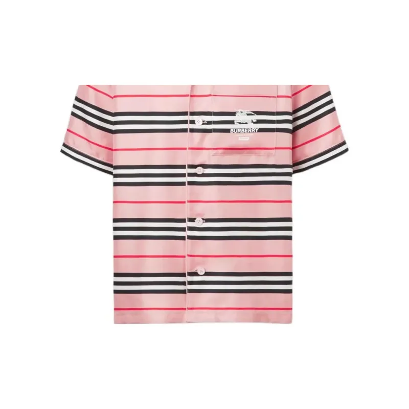 Burberry Icon Silk Pajama Shirt-4