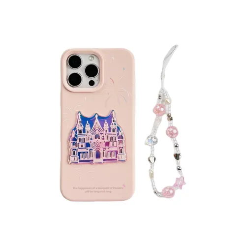 Wei Xin TPU Material 3D Effect Laser Castle Phone Cases Compatible With IPhone 16/15 Pro Max/Apple 13/14 Pro/Max