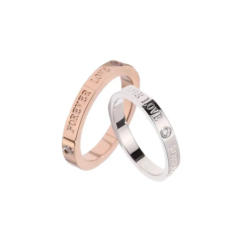 SKSW Titanium Steel Rings Unisex-7