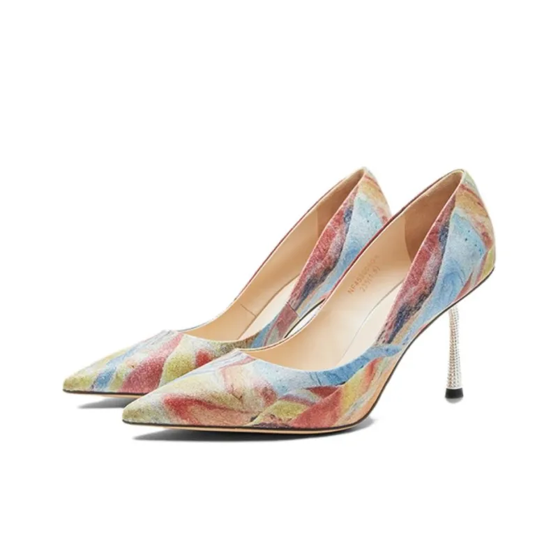 NINE WEST Slim Heel High Heels 8.5cm Women's-6