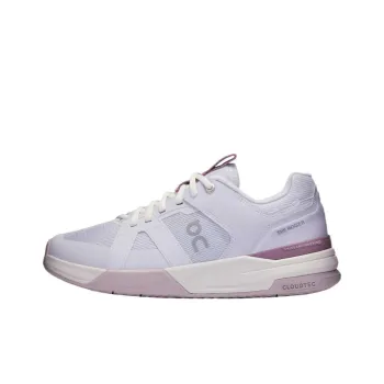 On THE ROGER Anti Slip Wear Resistant Low Top Tennis Shoes Women's Purple Gray