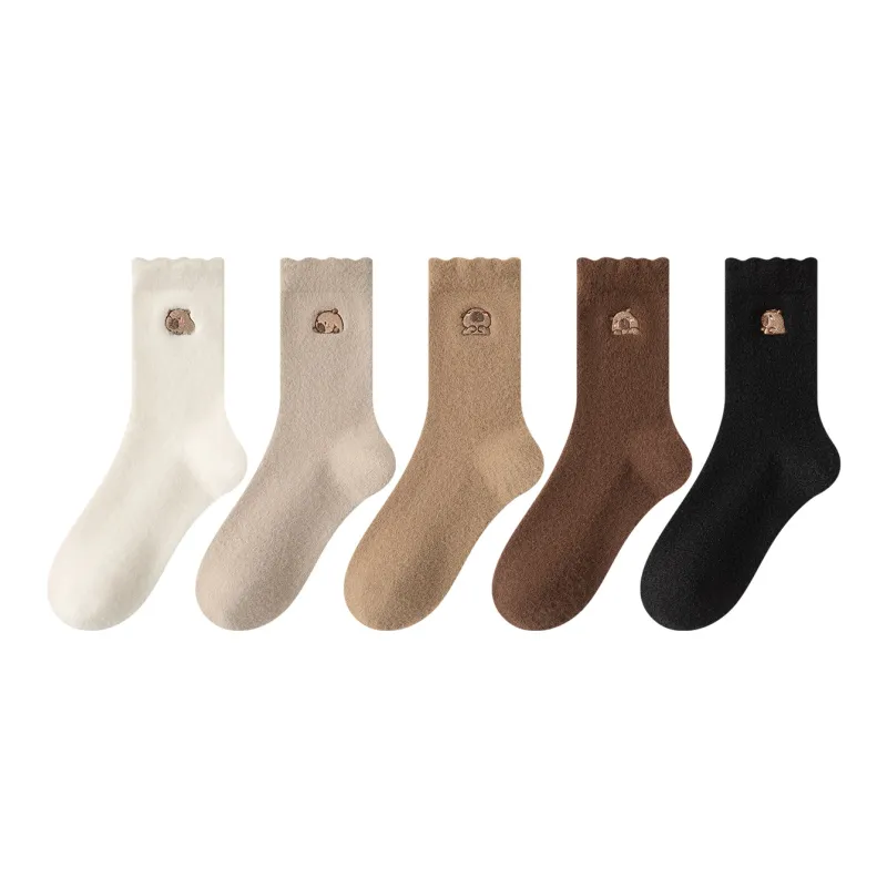 XXLLG Mid Calf Socks Women's 2 Pack-10