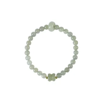 SHUZHUO Hetian Jade Bracelets White Jade/Pale Greenish White Jade Unisex