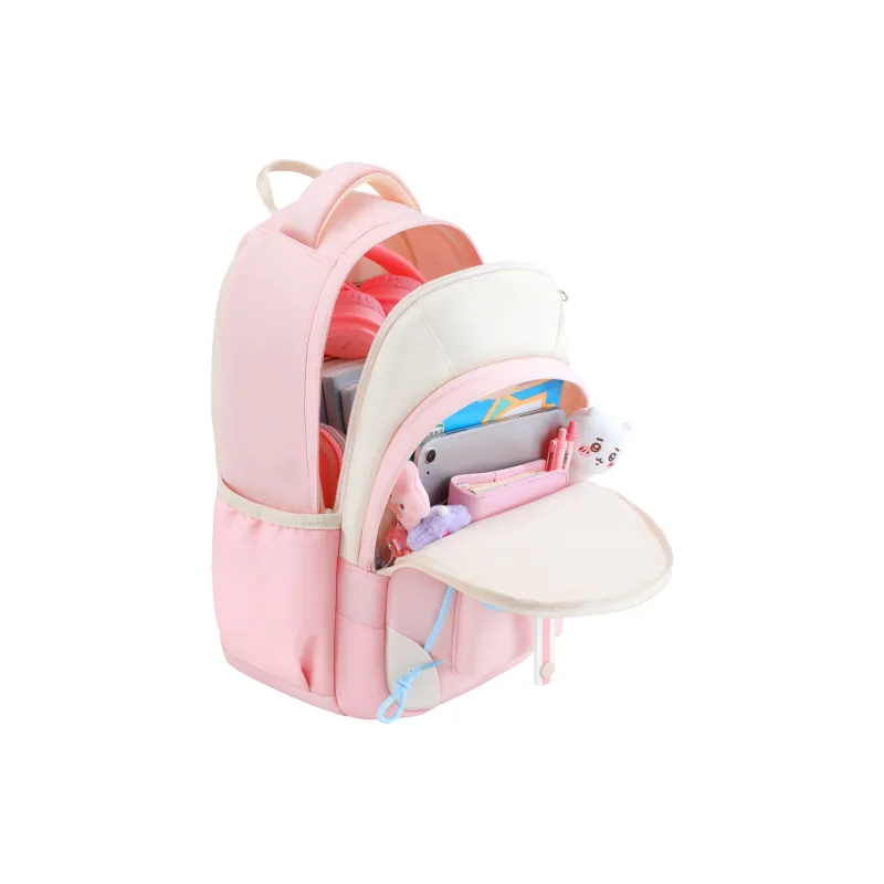 Hello Kitty Sanrio Series Polyester Middle And High School Backpack Women's Pink-4