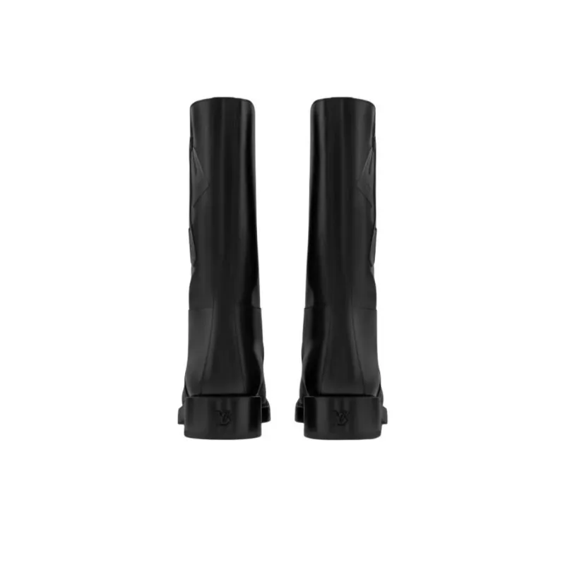 LOUIS VUITTON LV Agent Ankle Boots Men's Black-2