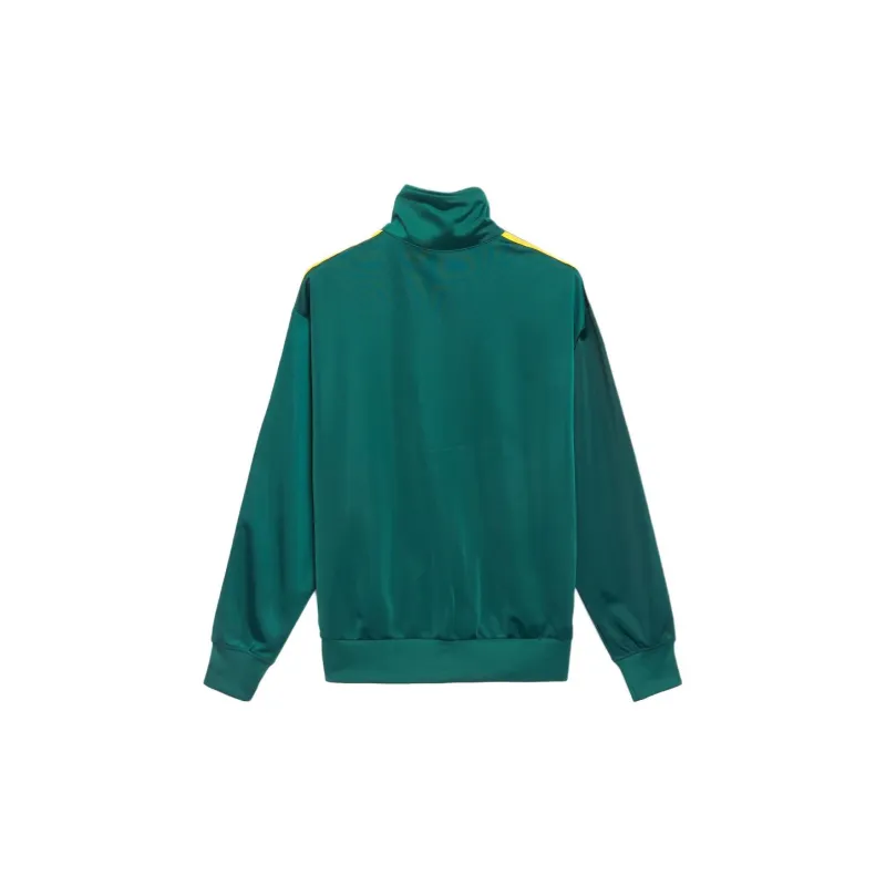 Adidas Women's Adicolor Classic Firebird Loose Track Top Collegiate Green/Crew Yellow-1
