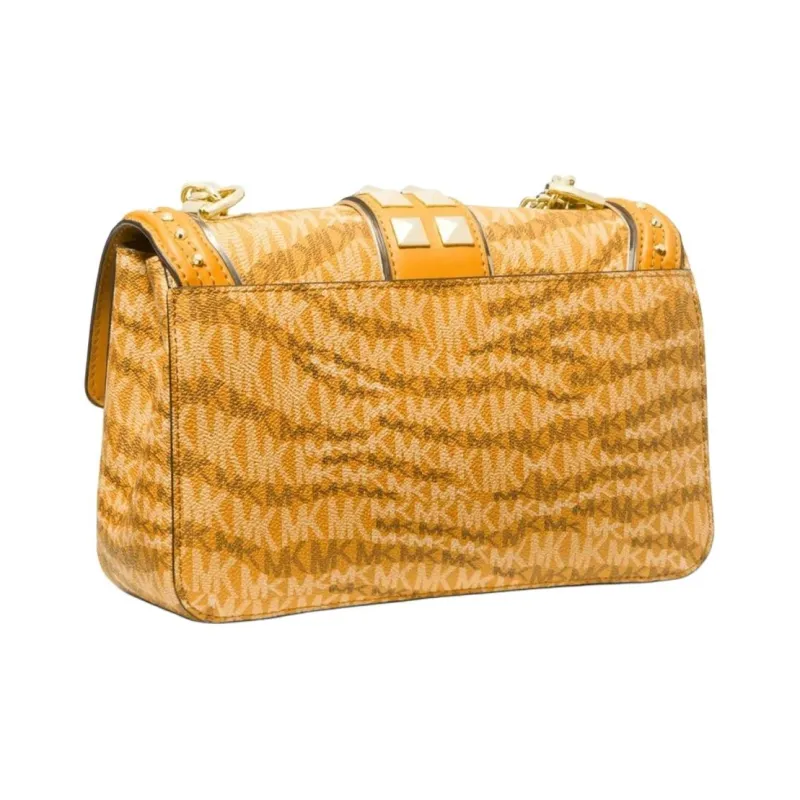 MICHAEL KORS Soho Canvas Crossbody Bag Shoulder Bag Large Size Women's Chrysanthemum X Grandiflorum-3