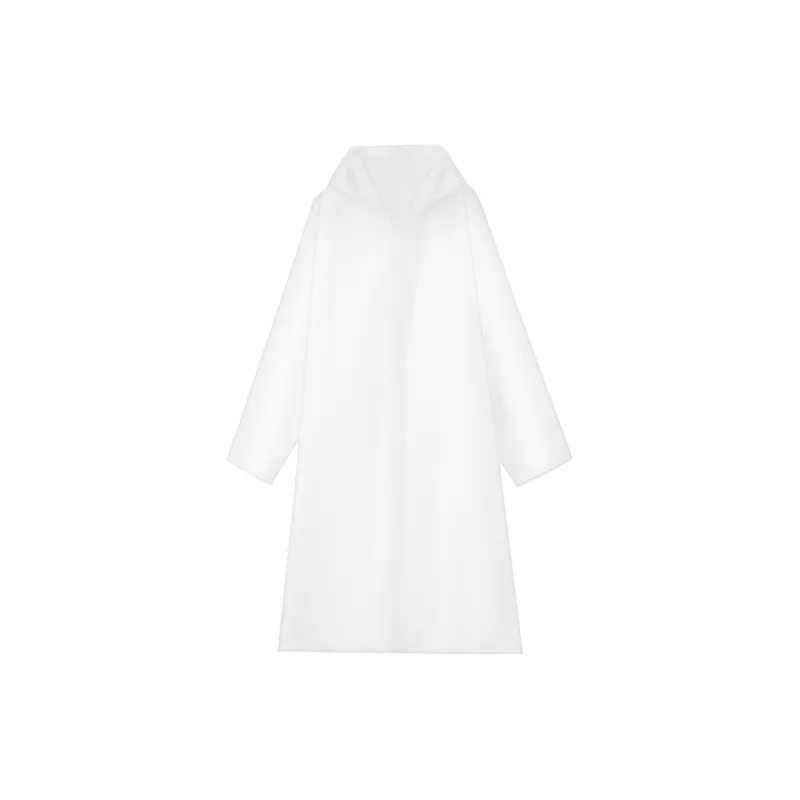 ENGMARSS Long Trench Coat Style Raincoat-0
