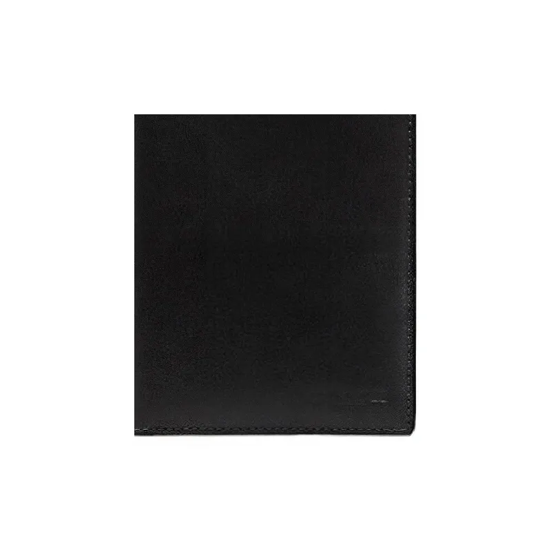 COACH Calfskin Passport Holder, Wallet Men's Black-2