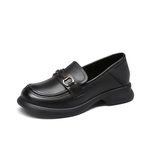 Spider King Loafers Women's Black