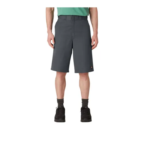 Dickies Loose Fit Flat Front Work Shorts13' Cargo Shorts Men's Charcoal Gray