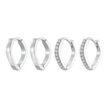 MISS XIA JWY S925 Silver Stud Earrings Unisex
