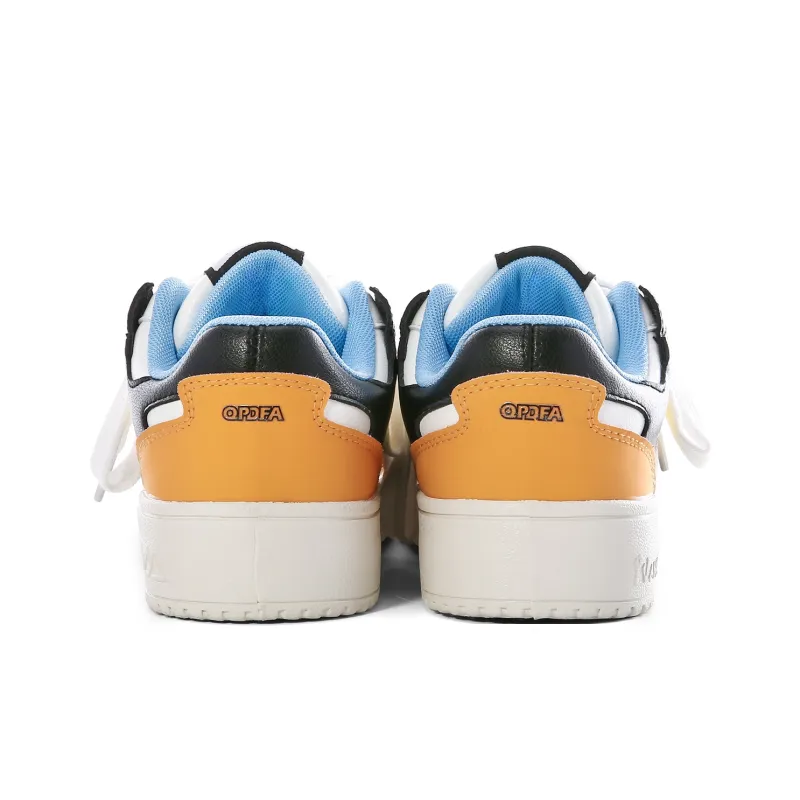 Lovely You Lightweight And Breathable Low Top Skateboard Shoes Women's Orange-16