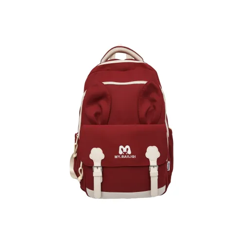 GOBLIN SHARKS 1759 Nylon Backpack Regular Unisex Red/Black/Khaki/Green/Light Purple/Ecru