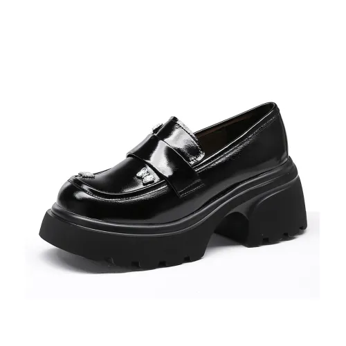Spider King Loafers Women's Black