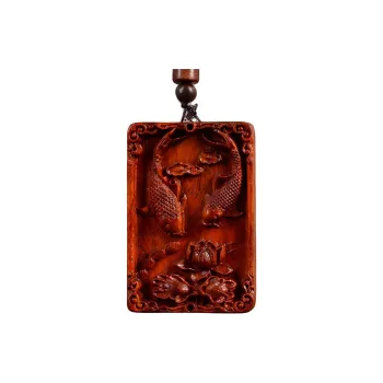 CHENTANMUZUO Bloodwood Wooden Necklaces Unisex