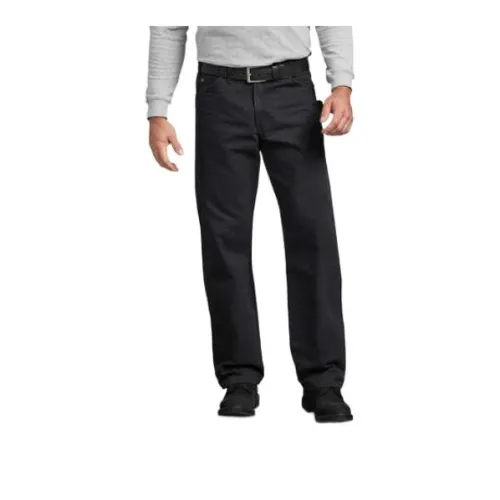 Dickies Relaxed Fit Sanded Duck Carpenter Pants Cargo Pants Men's Black